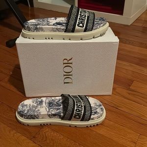 Dior slides blue